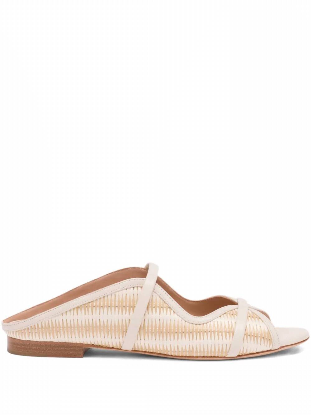 NEW MALONE SOULIERS women's norah 10 open-toe sandals in cream